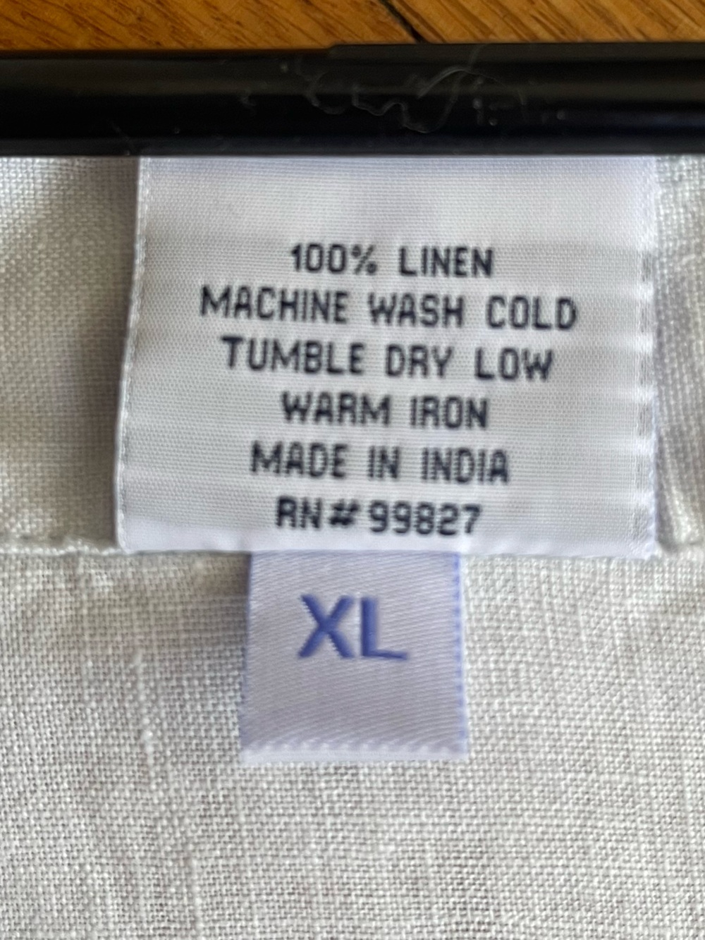 100% Fine Linen in Light Heather Blue by Pinecone Hill - Picture 6 of 6
